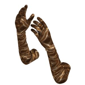 Gold Corani Opera Gloves OS